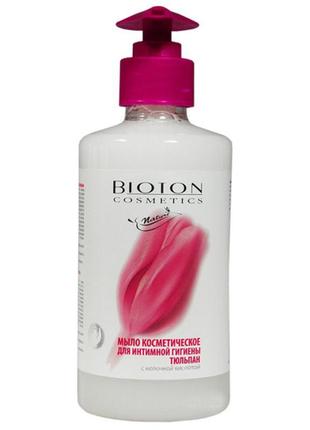 Мило косметичне bioton cosmetics nature "тюльпан" для інтимної...