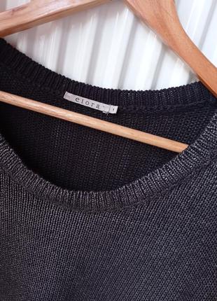 Шикарный свитер с металлическим напылением6 фото