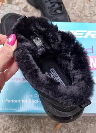 Жіночі зимові черевики skechers stamina оригінал. натуральна з...6 фото