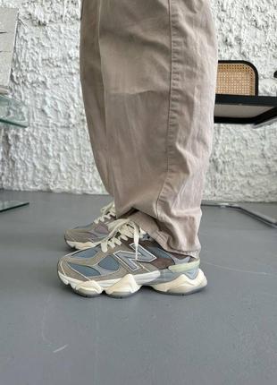 Кроссовки женские new balance 9060 sea salt/blue4 фото