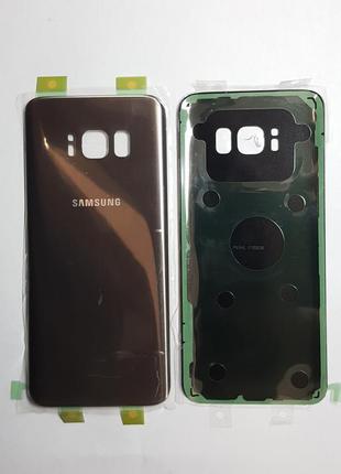 Кришка задня samsung g950f, galaxy s8 золота зі склом камери o...