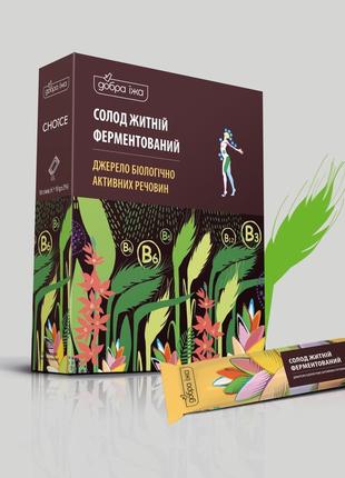 Добра їжа солод житній ферментований в стиках (10 шт по 10 г)