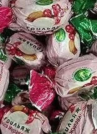 Цукерки amanti "грильяж арахіс з журавлиною"