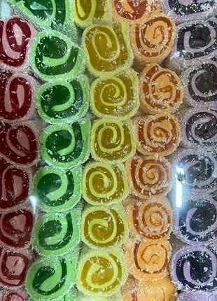 Рахат-лукум асорти рулетики 1,5 кг