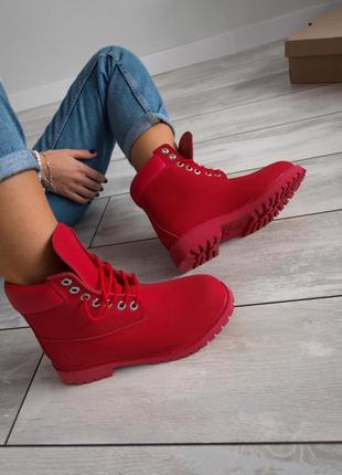 Timberland red (termo)
сапоги женские тимберланд6 фото