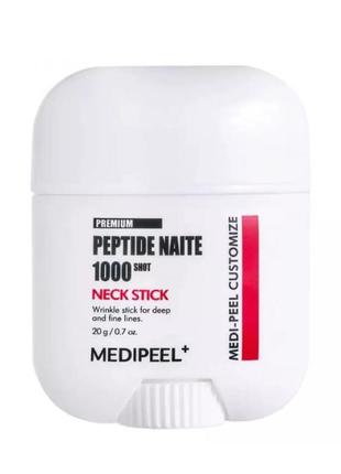 Підтягуючий стік для шиї з пептидним комплексом medi-peel premium naite thread neck stick, 20 г1 фото