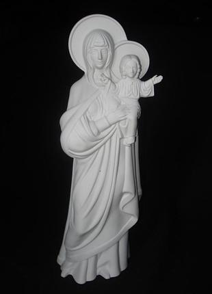 Скульптура / статуетка / фігурка "божа матір" коростенський фарфор "бісквіт" ручна робота.