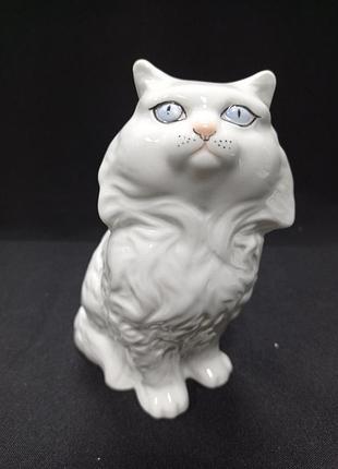 Статуэтка / фигурка кот "дружок 1 серия" коростенский фарфор ручная работа.