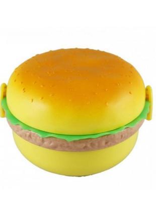 Ланч-бокс гамбургер hamburger желтый 800 мл