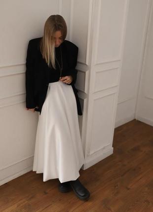 Белая юбка-баллон от zakhvat.studio