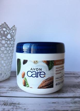 Крем для лица, рук и тела avon care, с маслом какао 400 мл / эйвон крем