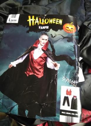 Костюм  вампира на halloween мужской размер 52/541 фото