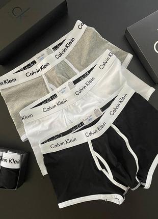 Трусы мужские боксеры calvin klein 365 мужские трусы набор 3шт в коробке  плавки для мужчин fellix1 фото