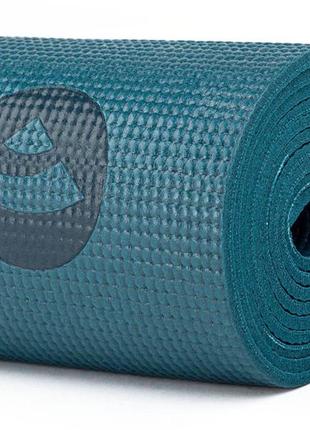 Килимок для йоги bodhi asana mat петрол 183x60x0.4 см (в пакованні)3 фото