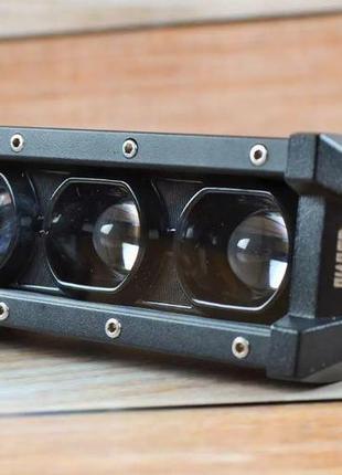 Led балка люстра с светотеневой границей, на кенгурятник (18см) 36watt (светодиод комбо ближний + дальний)