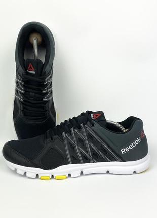 Кросівки reebok yourflex train 8.0 v72475 оригінал чорні легкі розмір 44.5 - 45