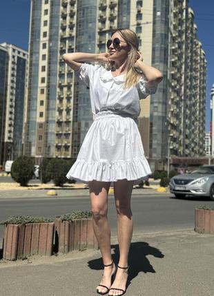 Юбка с кружевом. 2
