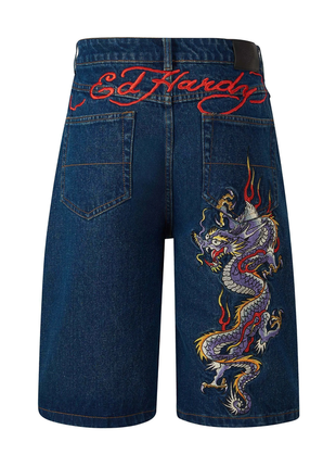 Шорти ed hardy battle dragon indigo