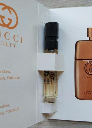 Gucci guilty edp intense.фірмовий пробник.2 фото