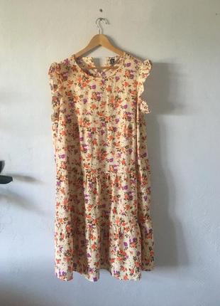 Сукня міді у квітковий принт4 фото