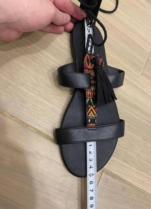 Акція 🎁 стильні сандалії босоніжки з пензликами h&m xxs-xs divided zara Closed9 фото