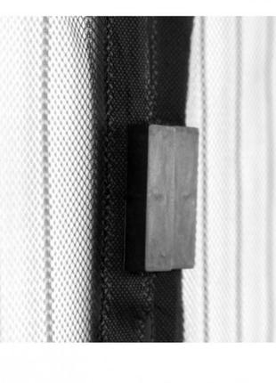 Сетка шторка антимоскитная от комаров на магнитах magic mesh 210 х 90 см черная4 фото