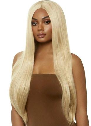 Перука leg avenue 33″ long straight center part wig blond