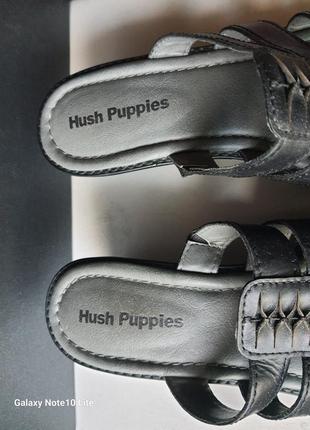 Hush puppies стильные кожаные босоножки6 фото