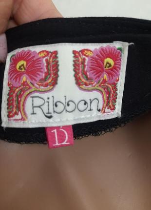 Вышитая накидка кардиган с вышивкой рукав кимоно ribbon8 фото