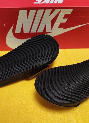 Nike. оригинал. вьетнам. шлепанцы nike kawa slide fun black.5 фото