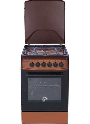 Плита комбінована milano ml50 e10+коричнева