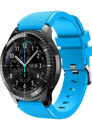 Ремінець для samsung gear s3 / samsung galaxy watch 46mm silve...