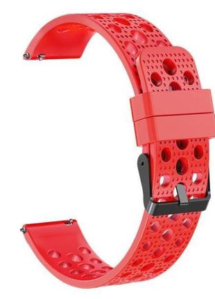 Силіконовий ремінець watchbands double перфорований для samsun...