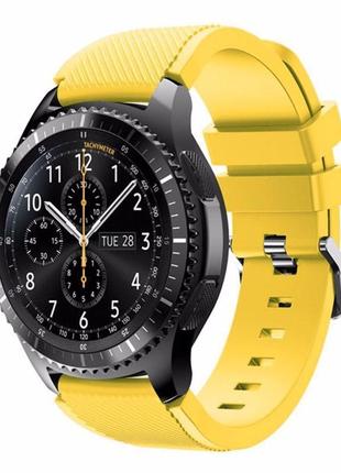 Ремінець для samsung gear s3 / samsung galaxy watch 46mm silve...