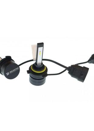 Комплект led ламп baxster sx hb4 p22d 9-32v 5500k 4000lm пассивное охлаждение