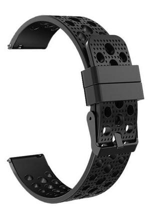 Силіконовий ремінець watchbands double перфорований для samsun...