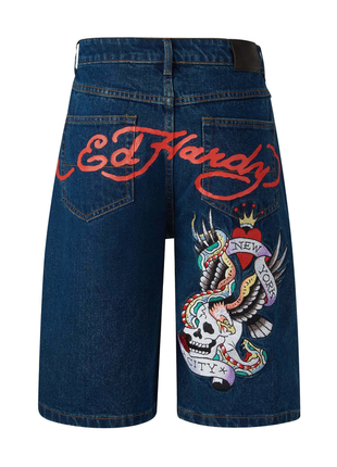 Шорти ed hardy nyc skull indigo