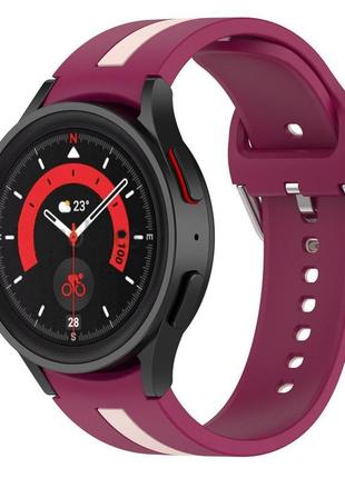 Силіконовий ремінець d2 для samsung galaxy watch4 classic 42mm...