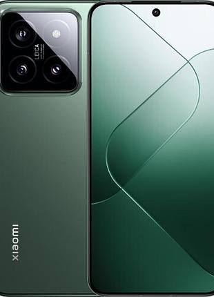Смартфон xiaomi 14 12/512gb green global, ip68, 50+50+50/32мп,  snapdragon 8 gen 3, oled 6.36", 4610 mah