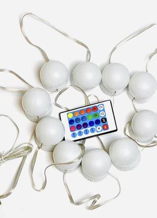 Подсветка на зеркало 10в1 rgb от usb + пульт art:zer 0549