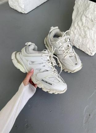 Кросівки жіночі balenciaga track white premium