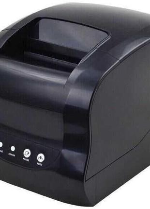 Принтер етикеток і чеків xprinter xp-365b black bluetooth port