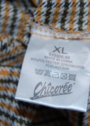 Крутая юбка мини в клетку с пуговицами и поясом chicoree  новая6 фото