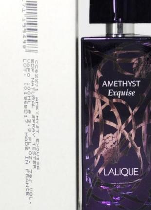 Оригинальный lalique amethyst exquise 100 ml tester (лалик аметист экскюс ) edp парфюмированная вода