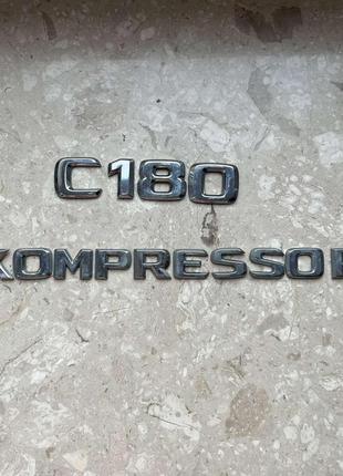 Логотип mercedes compressor c180 лого багажника