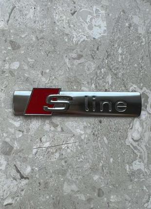 Емблема напис audi s-line на крило 71/14 мл