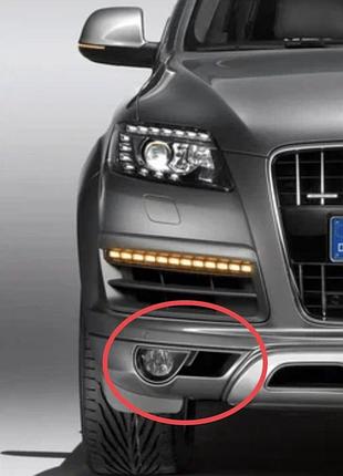 Рамка галогену права перед audi q7 09-15p.перед 4l0807490a