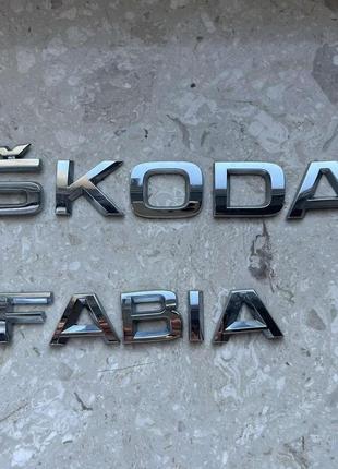 Букви багажника skoda fabia