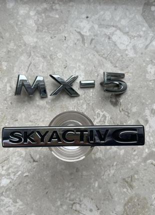 Емблема багажника mx-5 skyactiv g