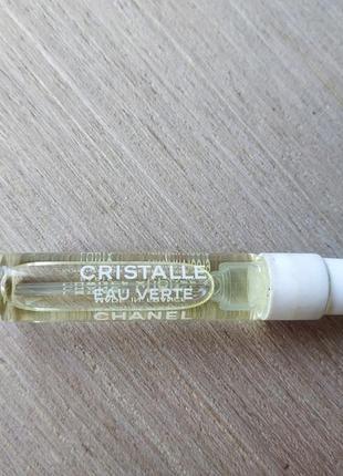 Chanel cristalle eau verte.фирменный пробник.3 фото
